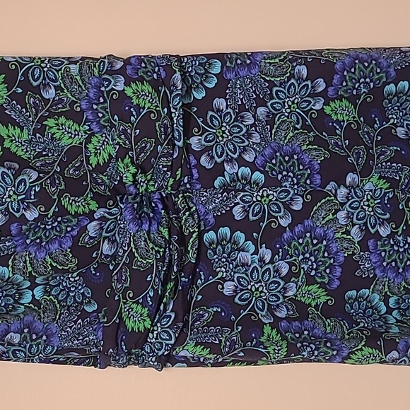 Talbots Blue and Green Floral Dress - Picture 4 of 12